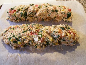 Country loaf - shape mixture into 2 loaves